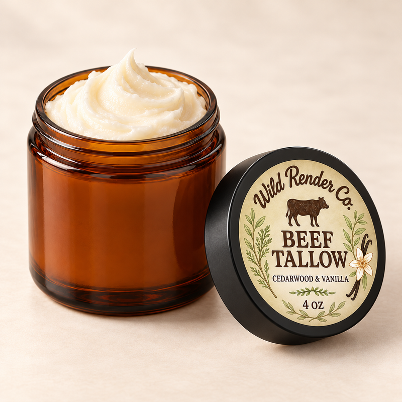 Cedarwood and Vanilla tallow body butter